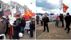 Normandie : face-à-face tendu entre militants anti et pro-migrants