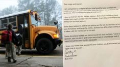 La conductrice d’un bus scolaire est tellement impressionnée par deux enfants qu’elle écrit une lettre à leurs parents