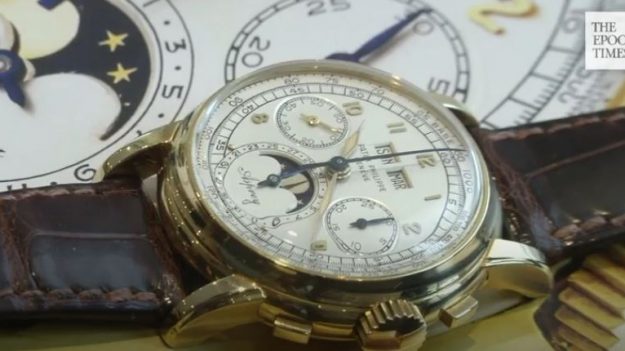 Sotheby’s : la montre d’exception la plus chère se vend en 2018 aux enchères pour 3,43 millions €