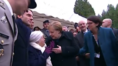 « Je suis chancelière Allemagne » : Mme Angela Merkel explique à une vieille dame qu’elle n’est pas Brigitte Macron