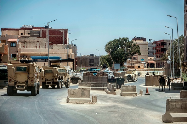 -La vie reprend à El-Arish, dans le nord du Sinaï, où l'armée égyptienne est en guerre contre les djihadistes. Photo de KHALED DESOUKI / AFP / Getty Images.
