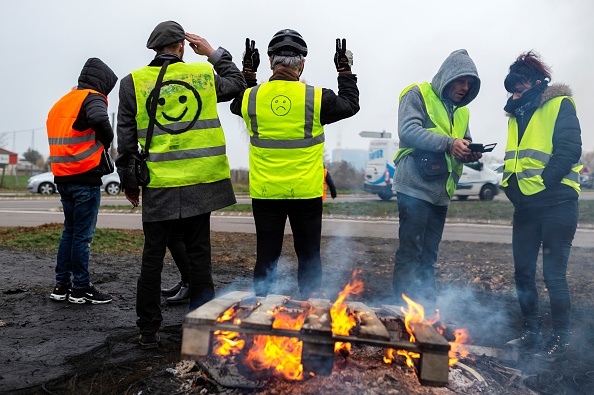 La mobilisation des "gilets jaunes" continue.      (Photo : ROMAIN LAFABREGUE/AFP/Getty Images)