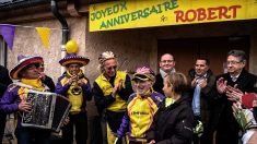 Robert Marchand, 107 ans, fête son anniversaire à vélo !