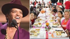 Bruno Mars nourrira 24 000 résidents d’Hawaï dans le besoin en faisant un généreux don à l’occasion de Thanksgiving
