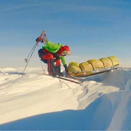 -Colin O'Brady a traversé l'antarctique en 54 jours. photo de Instagram