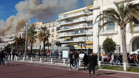2 500 lycéens défilent en soutien aux « gilets jaunes » à Nice
