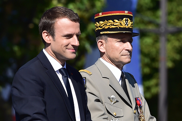 Pour l'ancien chef d'état-major des armées, la promesse faite par Emmanuel Macron d'augmenter le budget de la Défense n'est pour l'instant pas tenue. Crédit :  CHRISTOPHE ARCHAMBAULT/AFP/Getty Images.