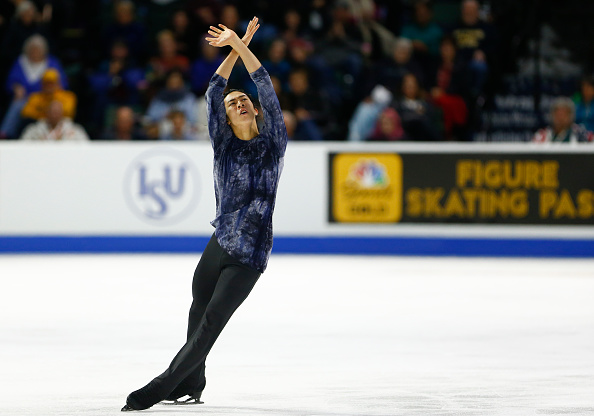 -Nathan Chen des États-Unis participe à Vancouver (Canada) pour la deuxième année consécutive à la finale du Grand Prix de patinage artistique. Chen a eu un score total de 282,42. Photo de Lindsey Wasson / Getty Images.