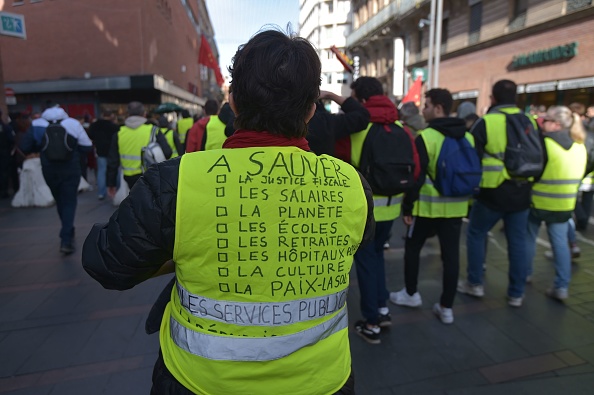 "Gilets jaunes" à Toulouse (Haute-Garonne). (Photo : PASCAL PAVANI/AFP/Getty Images)