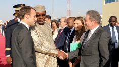 Macron, Drucker et foie gras pour le Noël des soldats français du Tchad