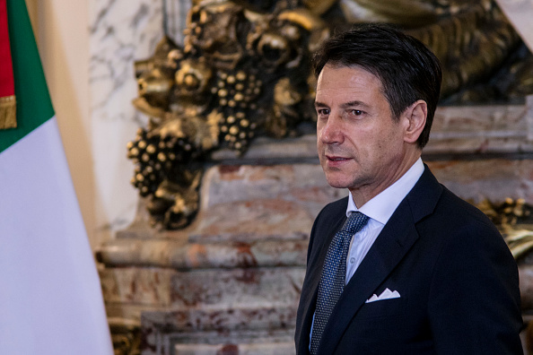 Le Premier ministre italien, Giuseppe Conte, lors d'une rencontre entre le président argentin et le Premier ministre italien, en prévision du Sommet des dirigeants du G20 argentin 2018 le 29 novembre 2018 à Buenos Aires, en Argentine. (Photo : Ricardo Ceppi/Getty Images)