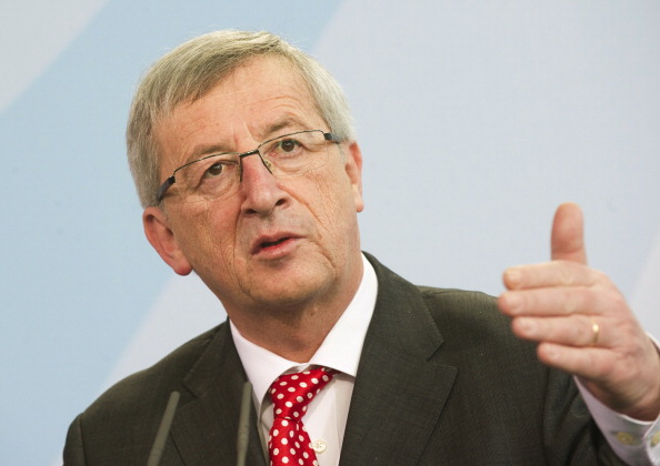 -Jean-Claude Juncker, Premier ministre luxembourgeois et président de l'Eurogroupe, demande aux anglais de se reprendre. Photo JOHN MACDOUGALL / AFP / Getty Images.