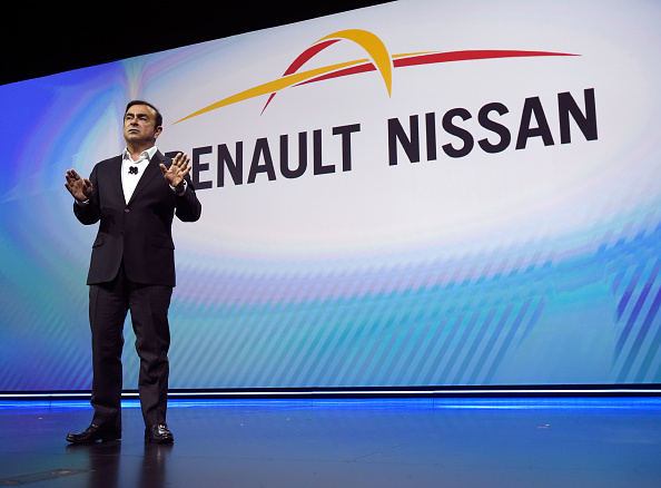 M. Ghosn, qui a été démis de ses fonctions de président de Nissan et de Mitsubishi depuis son arrestation, a en revanche été maintenu à son poste chez Renault, et reste en l'état le patron de l'Alliance.  (Photo : David Becker/Getty Images)