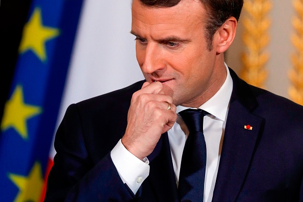 Le président Emmanuel Macron. (PHILIPPE WOJAZER/AFP/Getty Images)