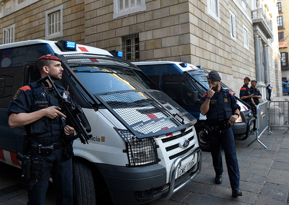 Un ressortissant français a été arrêté à l’entrée de la Sagrada Familia le 30 décembre en fin d’après midi. Crédit : LLUIS GENE/AFP/Getty Images.