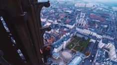 VIDÉO – Trois jeunes escaladent la cathédrale de Rouen à mains nues
