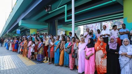 Inde : chaîne humaine pour autoriser les femmes à entrer dans un temple