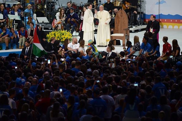 -Le pape François a pris l'avion pour se rendre au JMJ. Photo BARTOSZ SIEDLIK / AFP / Getty Images.