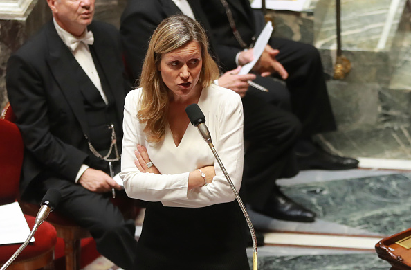 La députée LREM Yaël Braun-Pivet rejette une commission d'enquête à l'Assemblée sur l'affaire Alexandre Benalla. (photo : JACQUES DEMARTHON/AFP/Getty Images)
