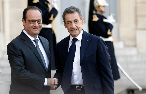 Les deux anciens présidents de la République émettent plusieurs réserves quand à l’emploi du référendum. Crédit : Thierry Chesnot/Getty Images.