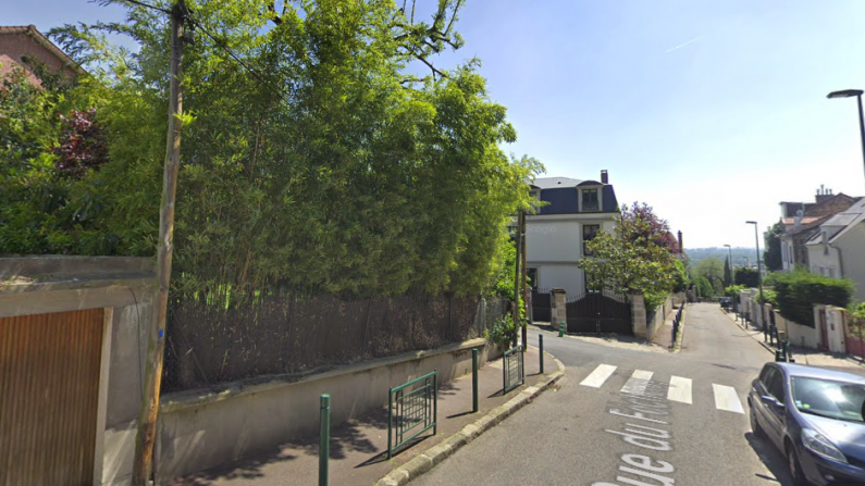 La maison squattée se trouve dans ce quartier, au pied de la terrasse du Fécheray à Suresnes - Crédit : Google Maps