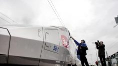 Saint-Malo: un TGV recouvert d’un gigantesque tag reste à quai