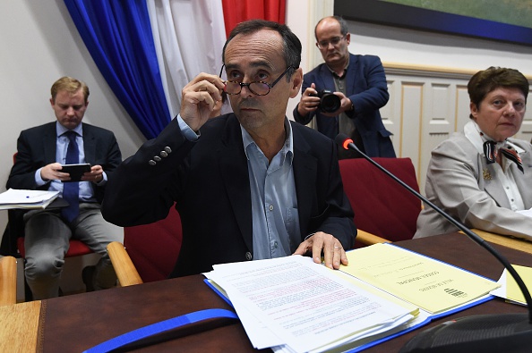 Le maire de Béziers photographié le 18 octobre 2016 pendant un conseil municipal. Crédit : SYLVAIN THOMAS/AFP/Getty Images.