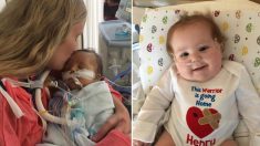 « Ce gamin est si résilient »: un bébé brave plusieurs chirurgies, y compris une transplantation cardiaque