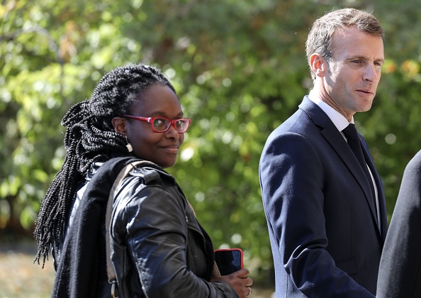 Sibeth Ndiaye, proche collaboratrice d'Emmanuel Macron chargée de la presse, a été nommée secrétaire d’État porte-parole du gouvernement (LUDOVIC MARIN/AFP/Getty Images)