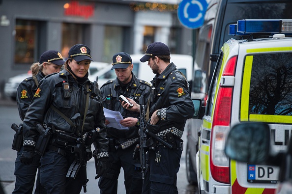 Des forces de police norvégiennes à Oslo, le 9 décembre 2015. (Photo : ODD ANDERSEN/AFP/Getty Images)