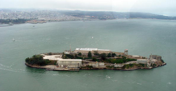 La prison d'Alcatraz - Crédit : HELENE LABRIET-GROSS/AFP/Getty Images