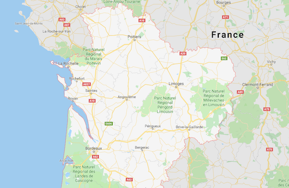 Un séisme d'une magnitude de 3,6 s'est produit en Nouvelle-Aquitaine. Son épicentre se situe à 13 km de Barbezieux. (Photo d'illustration : Googlemap)