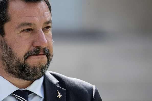 Le ministre italien de l'Intérieur et vice-premier ministre Matteo Salvini à Paris le 4 avril 2019.  (Photo : KENZO TRIBOUILLARD/AFP/Getty Images)