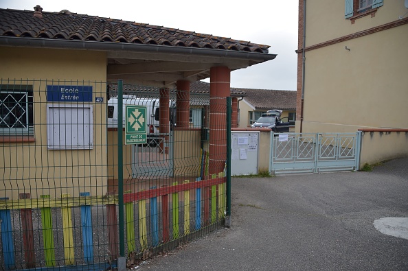 L'entrée de l'école Jules Ferry de Bessens, près de Montauban le 18 avril 2019. (PASCAL PAVANI/AFP/Getty Images)