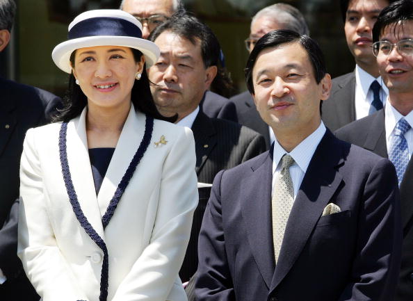 -Le prince héritier naruhito et la princesse héritière masako. Photo de Junko Kimura / Getty Images.