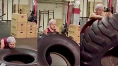 Une grand-mère de 72 ans devient célèbre avec une vidéo de force athlétique