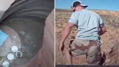 Un soldat américain part en randonnée – ce qu’il découvre au fond d’un canyon de 100 mètres de profond le rend fou