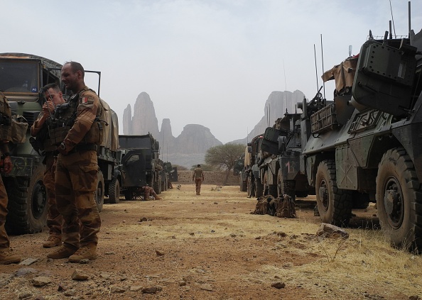 -La force anti-djihadiste française forte de 4 500 hommes basée au Tchad mais également au Burkina Faso, au Mali et au Niger. Photo de Daphné BENOIT / AFP / Getty Images.