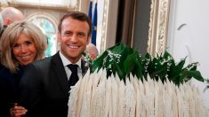 1er Mai : Emmanuel Macron reçoit les métiers de bouche  et des fleurs dans un Élysée barricadé