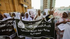 Marche de Soudanaises vers le sit-in devant le QG de l’armée
