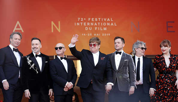 -Elton John à Cannes pour présenter « Rocketman » film hors compétition. Photo de Vittorio Zunino Celotto / Getty Images.