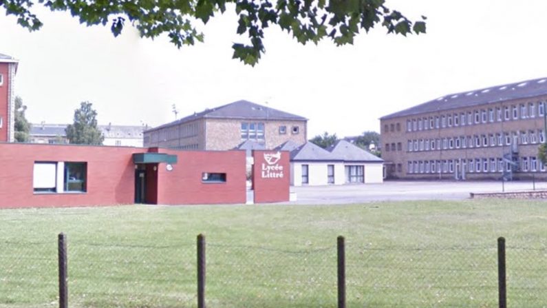 Vue du lycée Émile Littré, à Avranches. Crédit Google Maps.