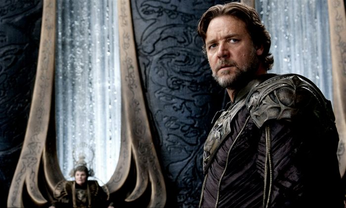 Russell Crowe quand il est apparu dans le film « Man of Steel" » (Clay Enos/Warner Bros. Pictures)