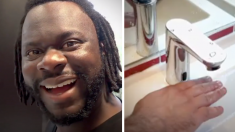 Vidéo : un homme essaie de se laver les mains, mais le robinet d’eau automatique ne fonctionne pas sur sa peau noire