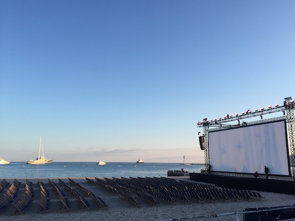 Cannes 2019, le Cinéma de la Plage. (Photo : Suziloo Epochtimes)