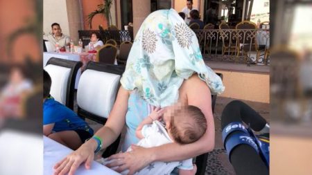 Après qu’on lui a demandé de «couvrir» son bébé, la photo d’une maman qui allaite devient virale
