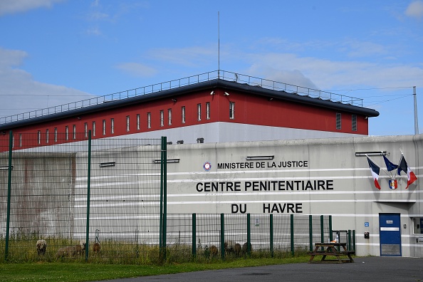 Vue du centre pénitentiaire du Havre où s’est déroulée l’agression le 20 juin. Crédit : DAMIEN MEYER/AFP/Getty Images.