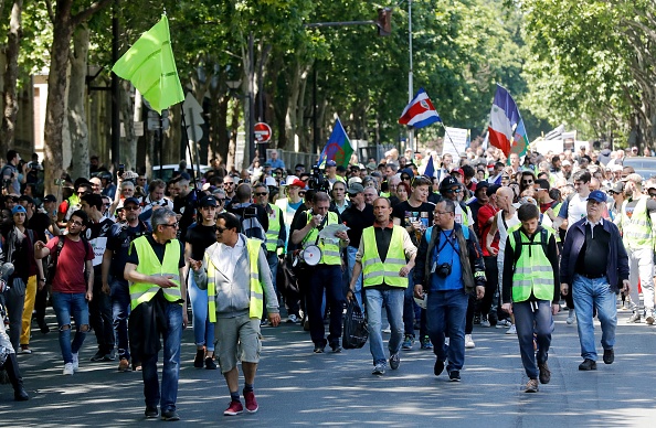 Manifestation de "Gilets Jaunes" le 1er juin 2019 à Paris. (FRANCOIS GUILLOT/AFP/Getty Images)