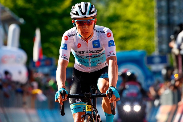 Miguel Angel Lopez lors du Giro du Tour d'Italie (LUK BENIES/AFP/Getty Images)