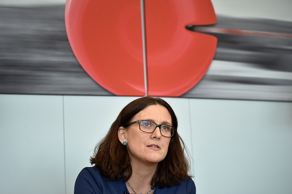  La commissaire européenne au Commerce Cecilia Malmström  a rappelé    que "le Vietnam est un marché dynamique et prometteur de plus de 95 millions de consommateurs", mais que "cet accord vise également à renforcer le respect des droits de l'homme" au Vietnam. (Photo : JOHN THYS/AFP/Getty Images)